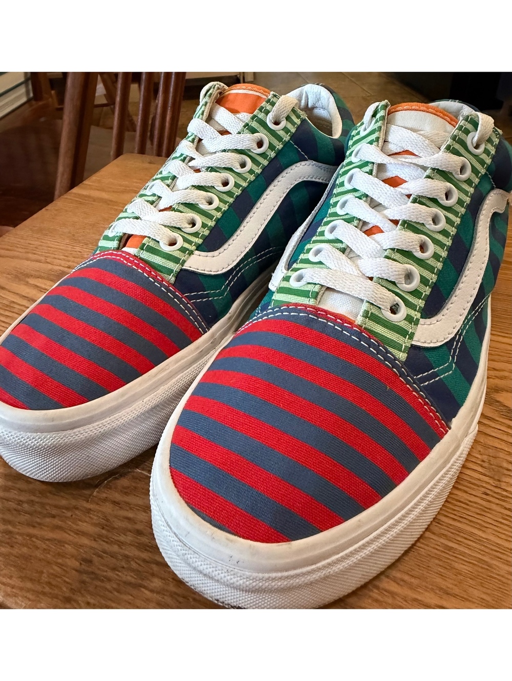 Vans Old Skool  Stripe Block Sneakers - Picture 3 of 10